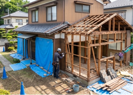 住宅部分解体工事