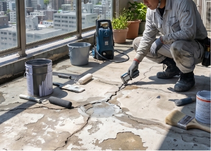 ベランダ防水工事